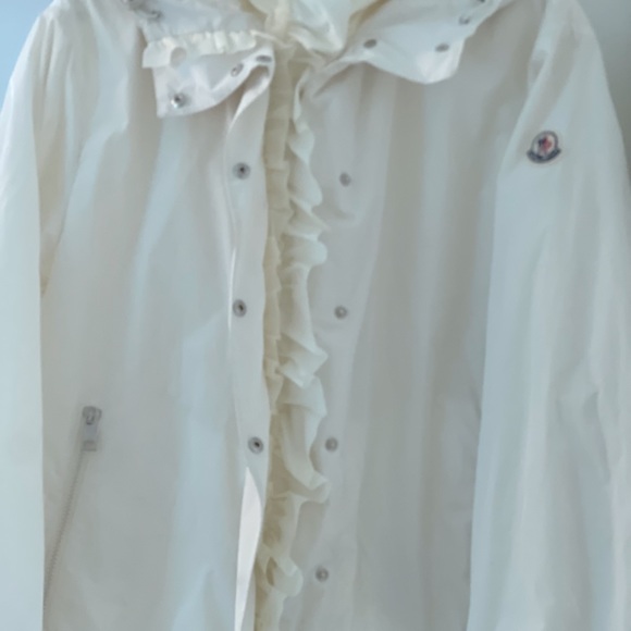 Moncler white short rain coat - Picture 2 of 11